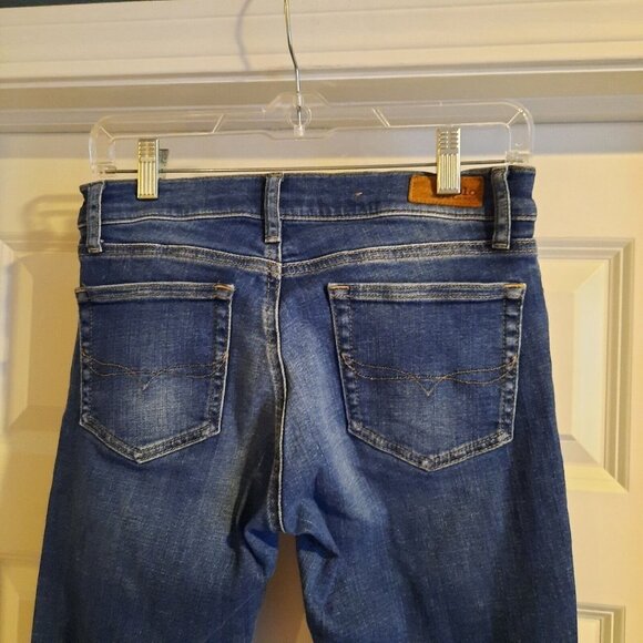 Polo Ralph Lauren Tompkins Skinny Crop Jeans Womens 27 Stretch Ripped Raw Hems - Picture 6 of 13